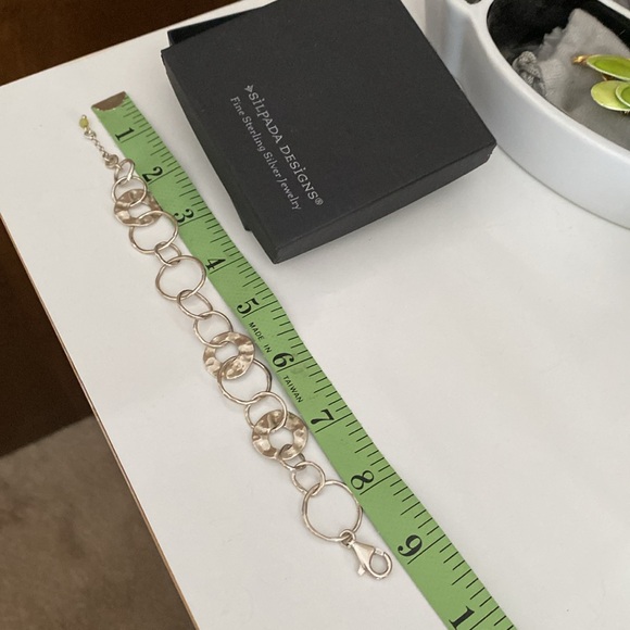 SILPADA hammered circles sterling silver bracelet. Fun and flirty style! - Picture 6 of 9